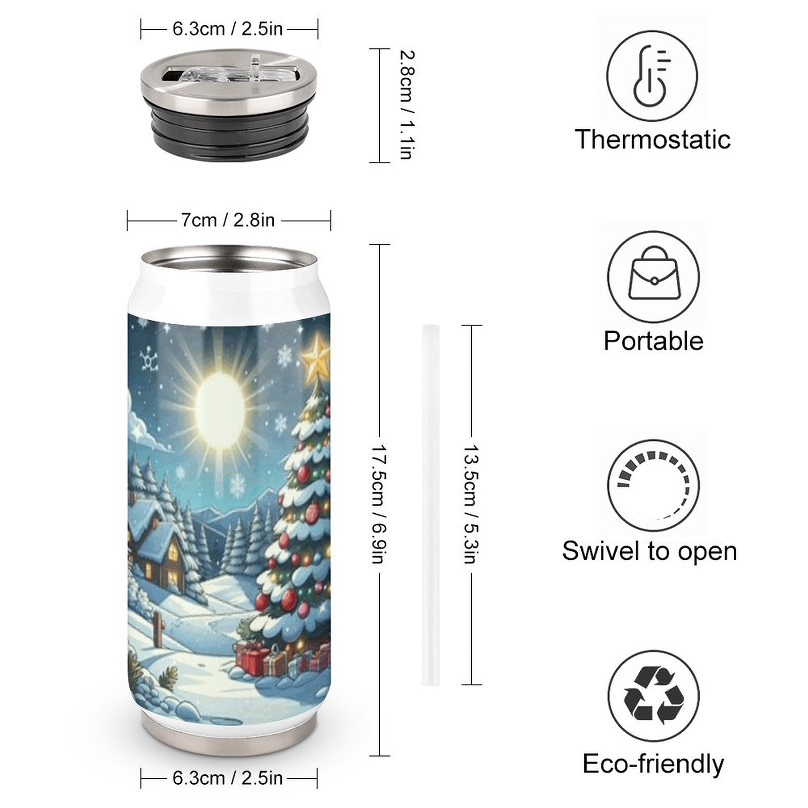 Stainless Steel Thermos Tumbler 500ML