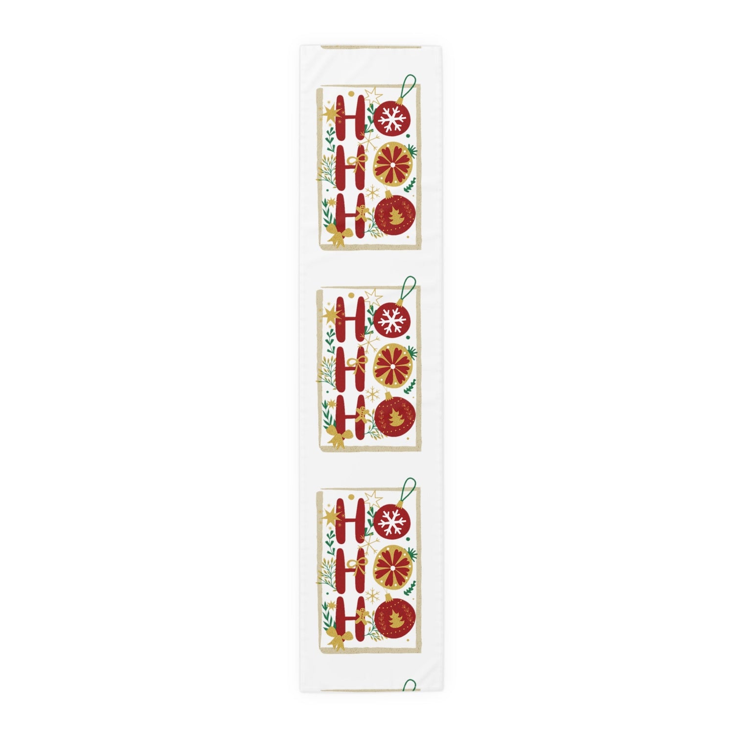 Table Runner (Cotton, Poly)Ho ho Christmas decoration