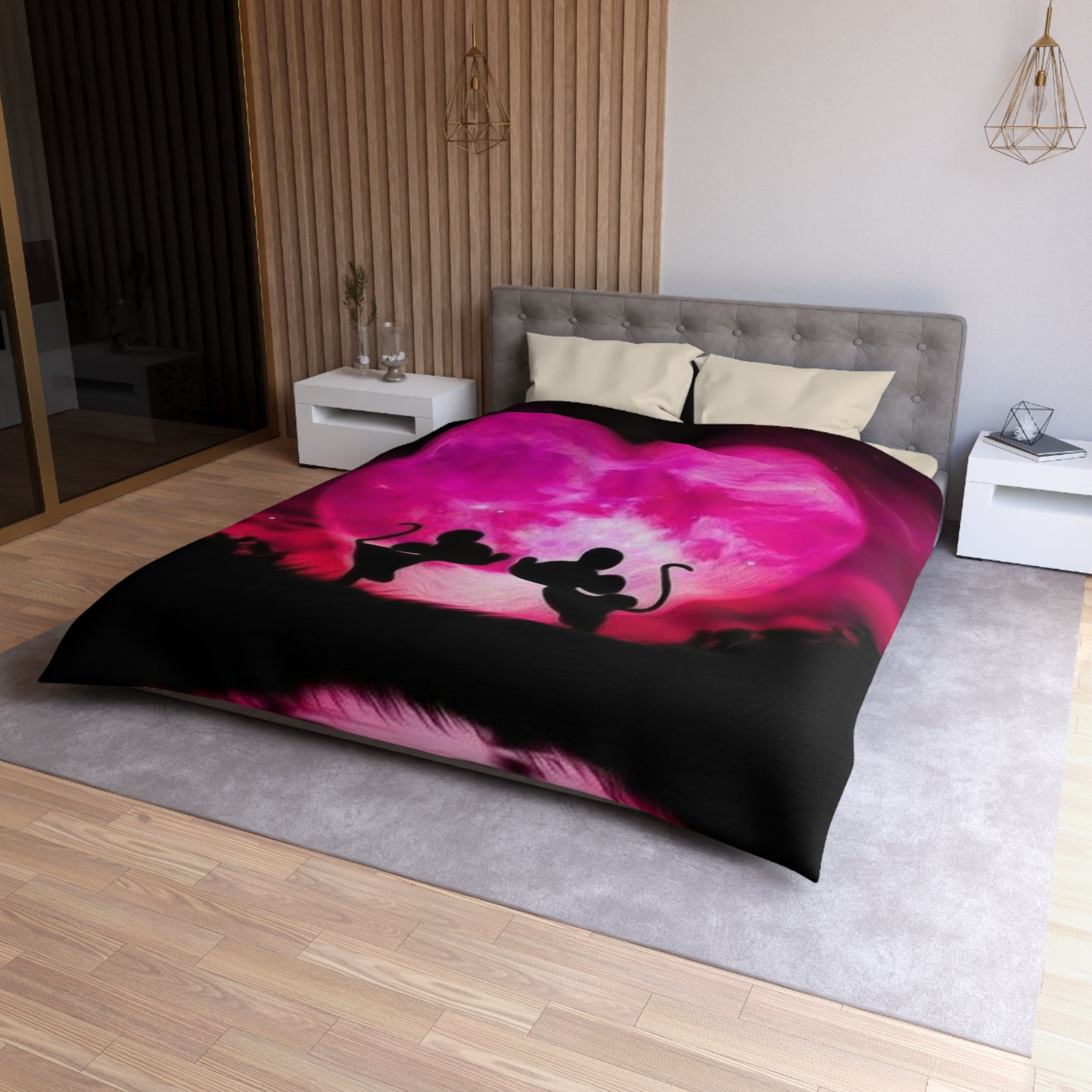 Microfiber Duvet Cover Kiss