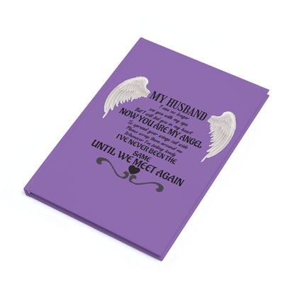 Hardcover Journal (A5) My Husband you are my Angel for letters to Husband Angel