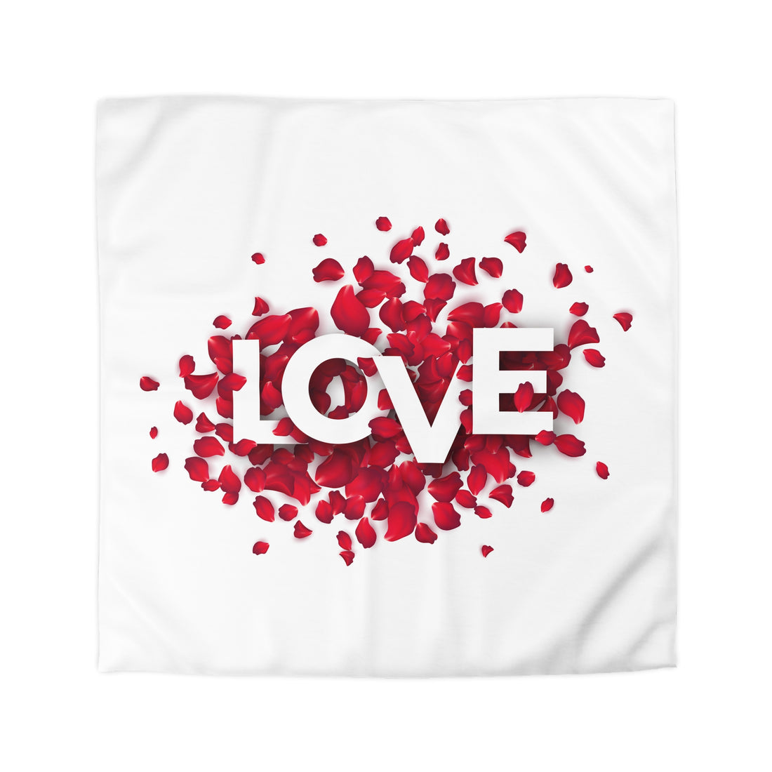 Microfiber Duvet Cover Love