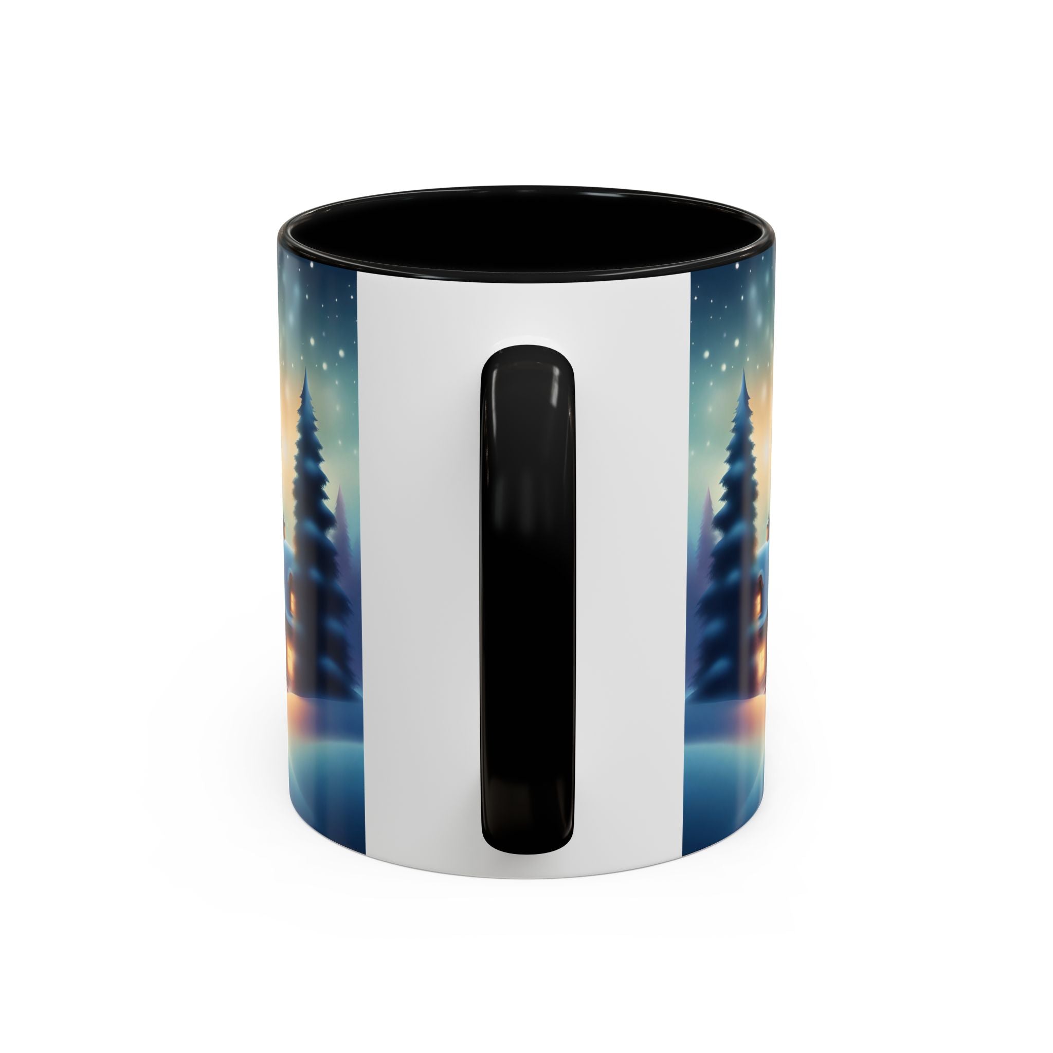 Accent Coffee Mug Winter Scenery