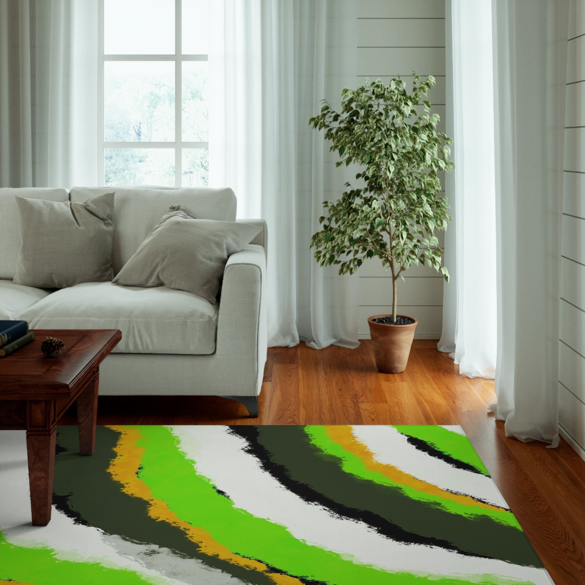 Dornier Rug Green game abstract