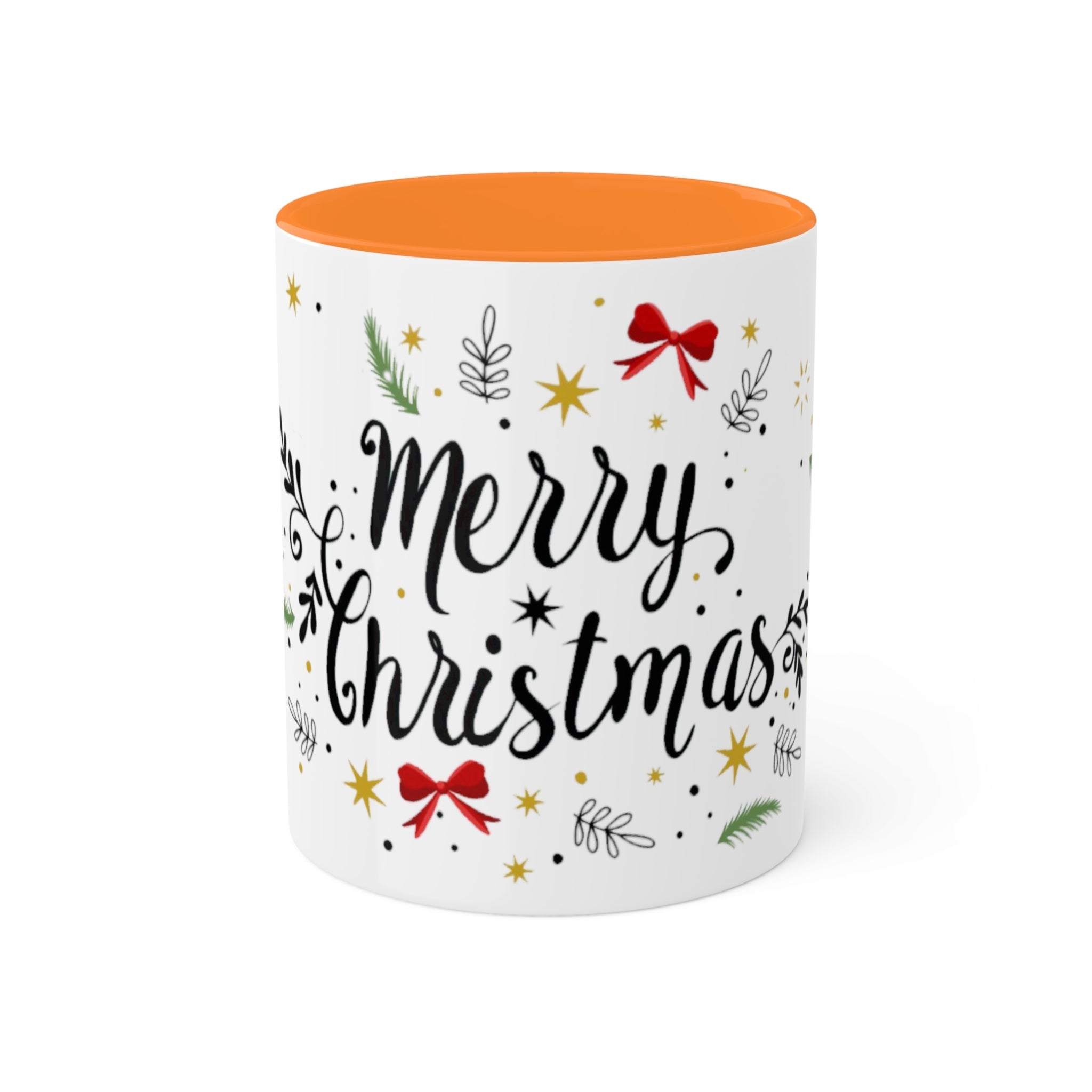 Merry Christmas Colorful Mugs, 11oz