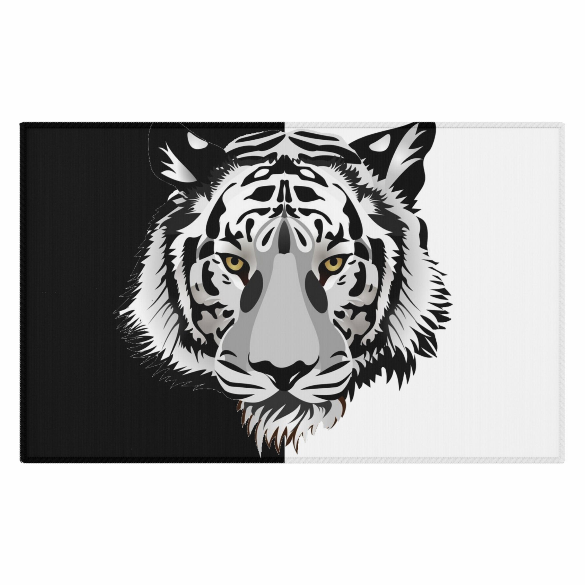 Dornier Rug Tiger Black White