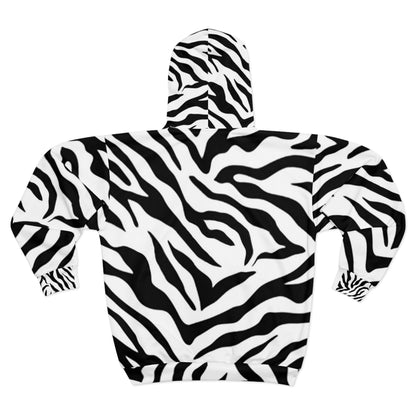 AOP Unisex Zip Hoodie zebra