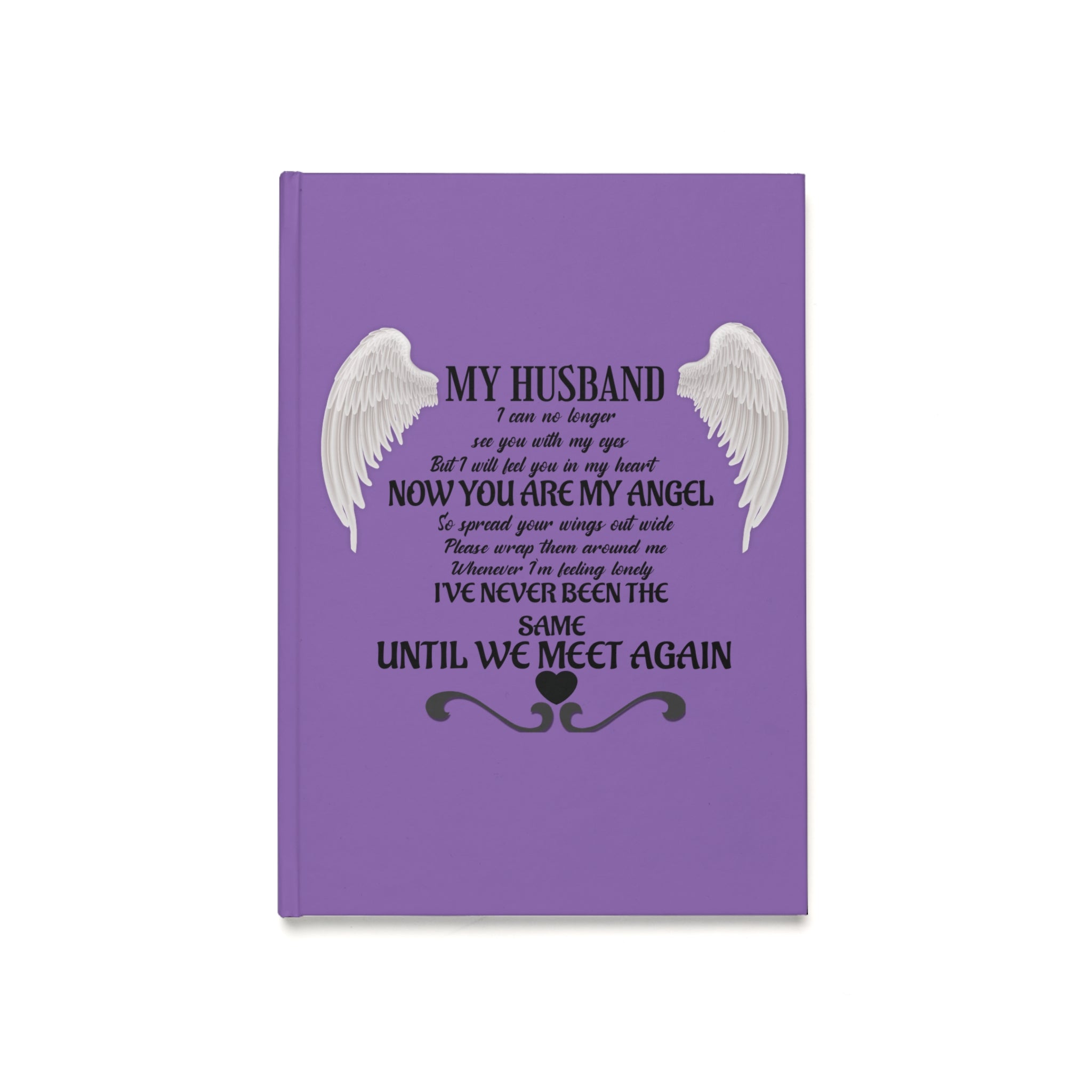 Hardcover Journal (A5) My Husband you are my Angel for letters to Husband Angel