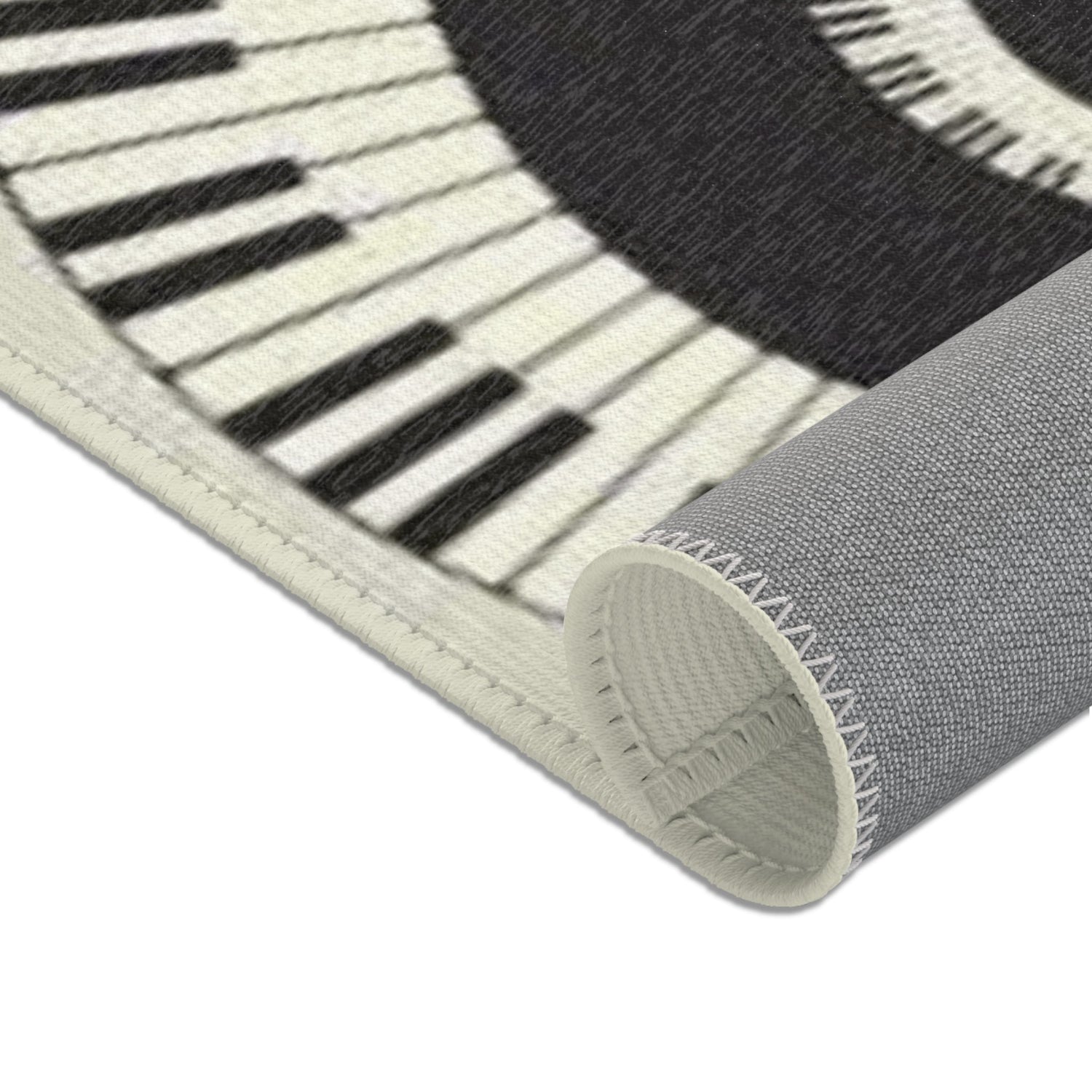 Area Rug Piano keyboard