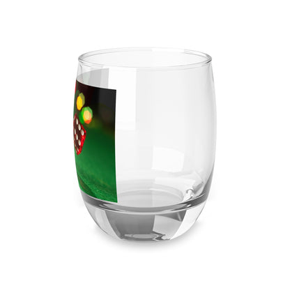 Whiskey Glass Two dices