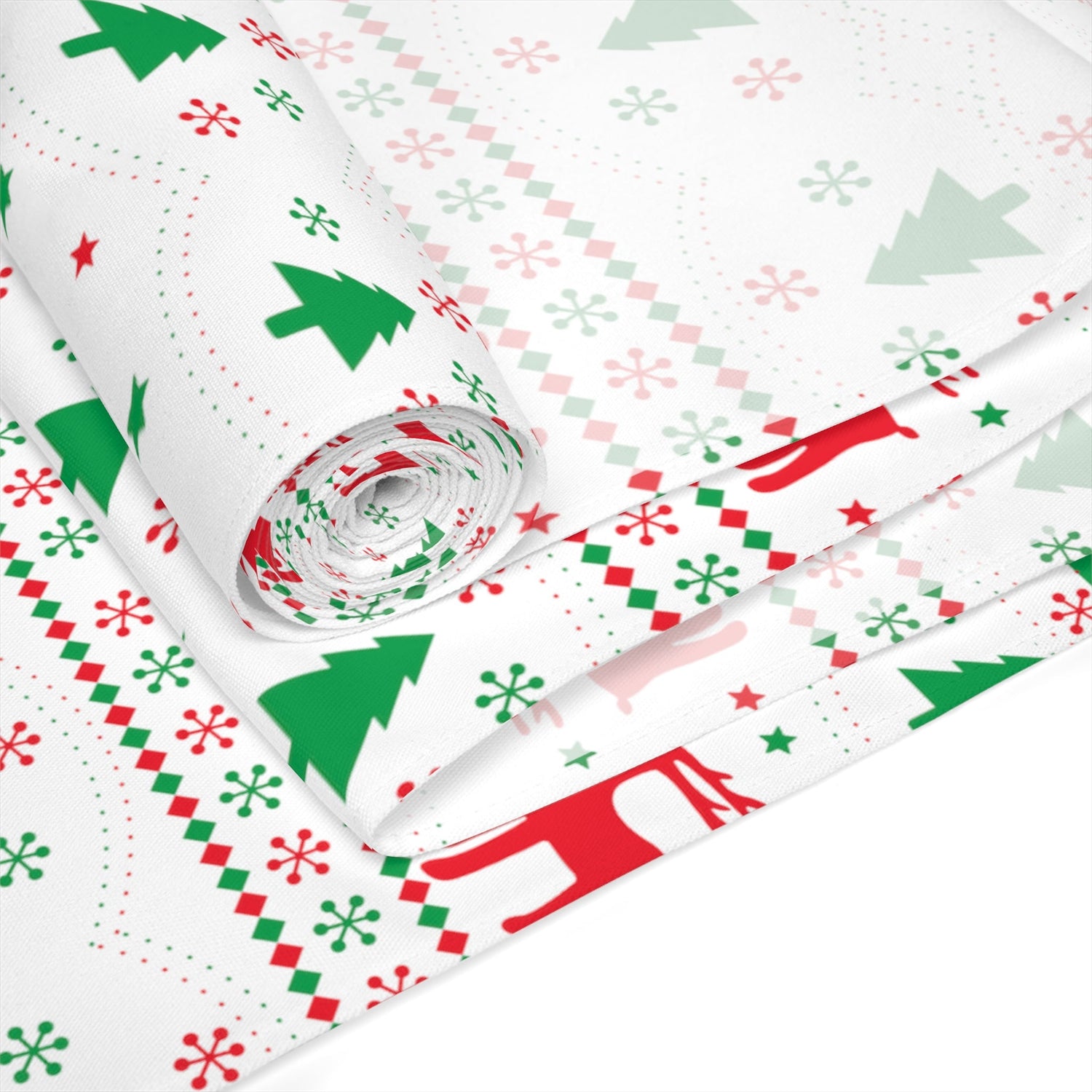 Table Runner Christmas pattern