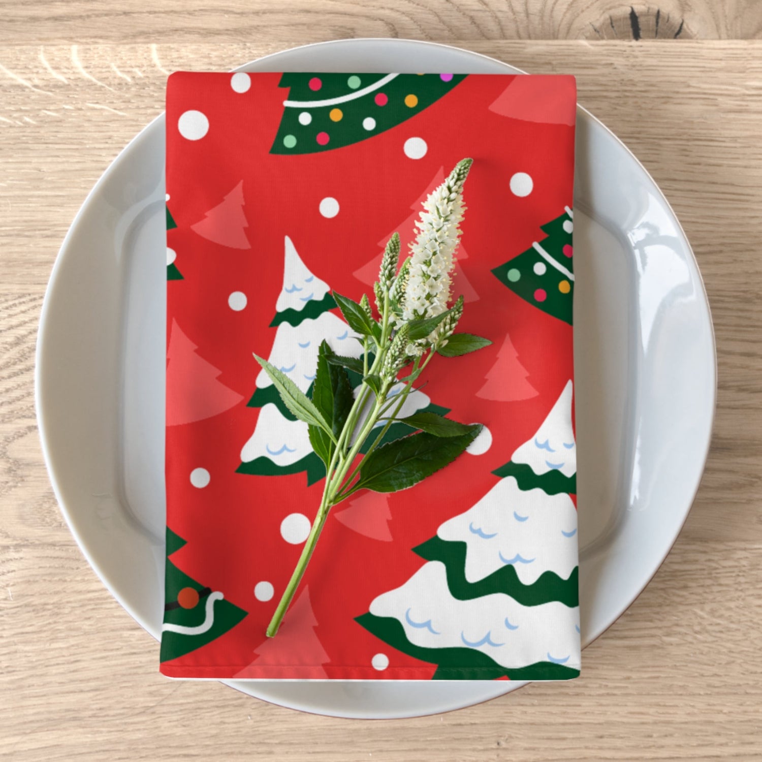 Napkins Christmas trees