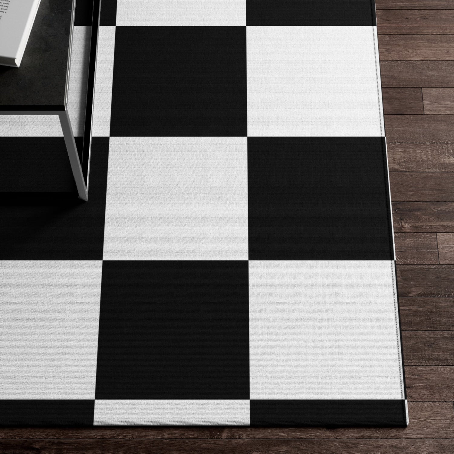 Dornier Rug Black and White