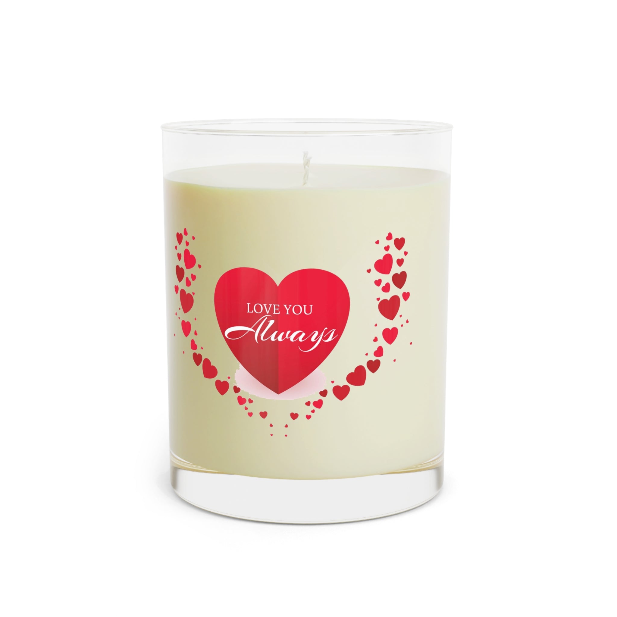 Scented Candle - Full Glass, 11oz I love you always