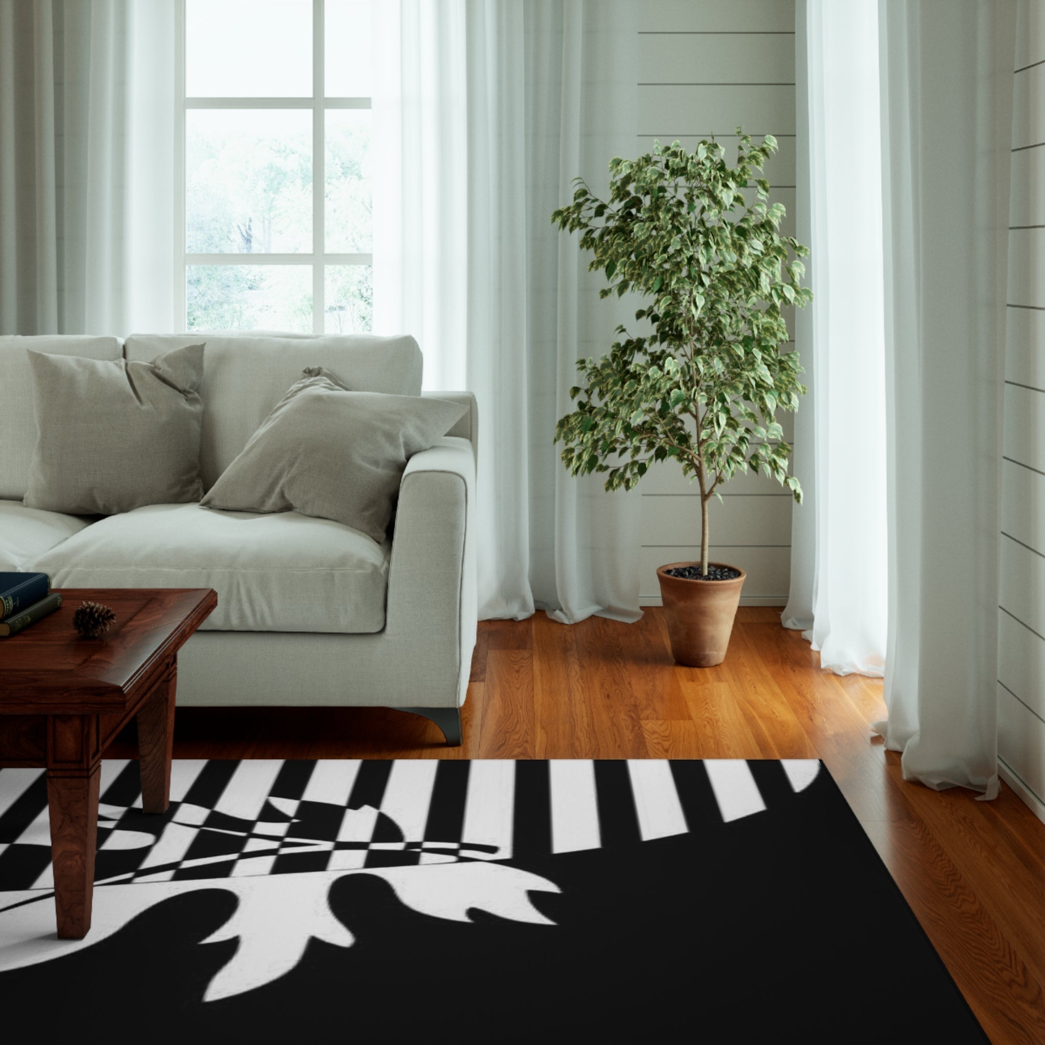 Dornier Rug black and white