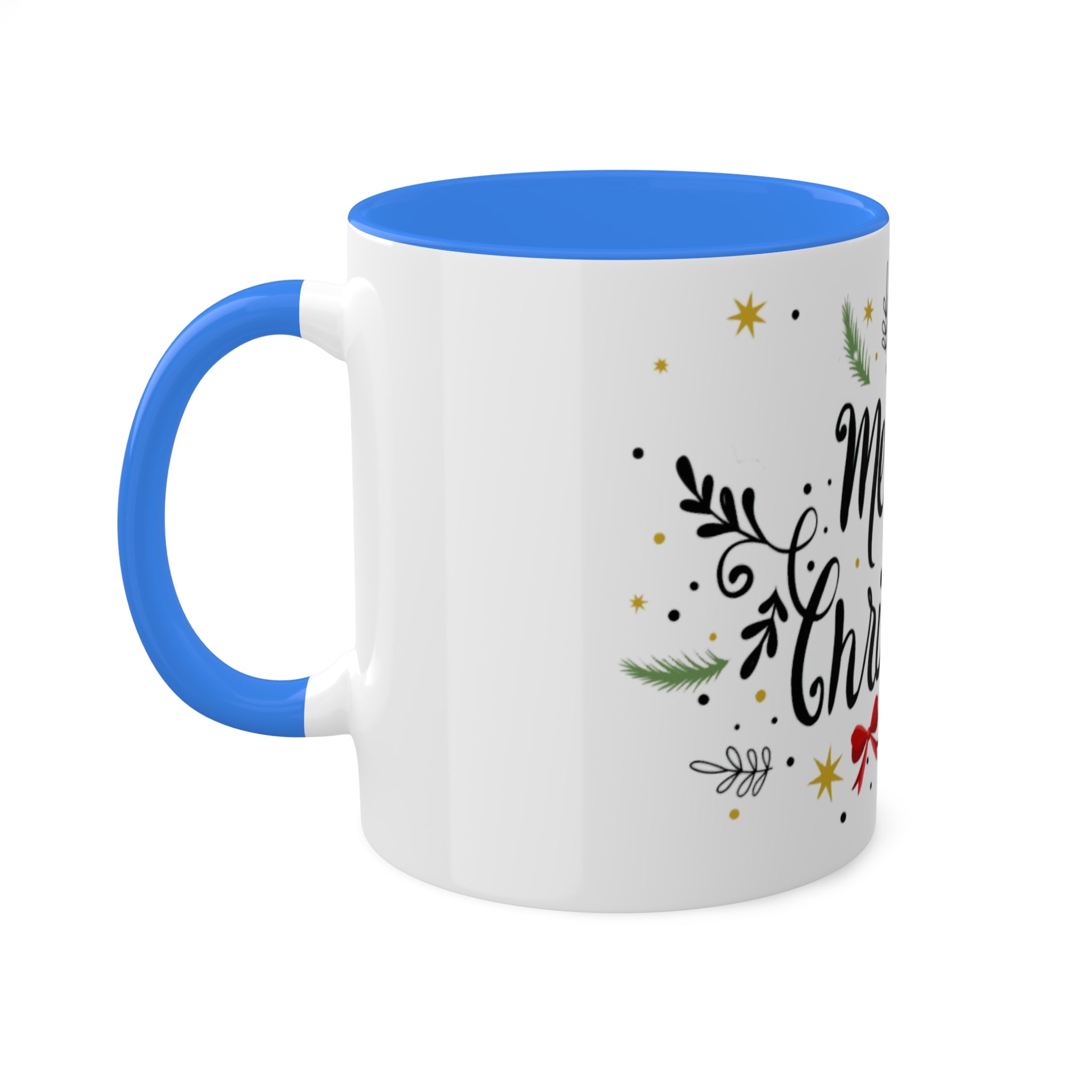 Merry Christmas Colorful Mugs, 11oz