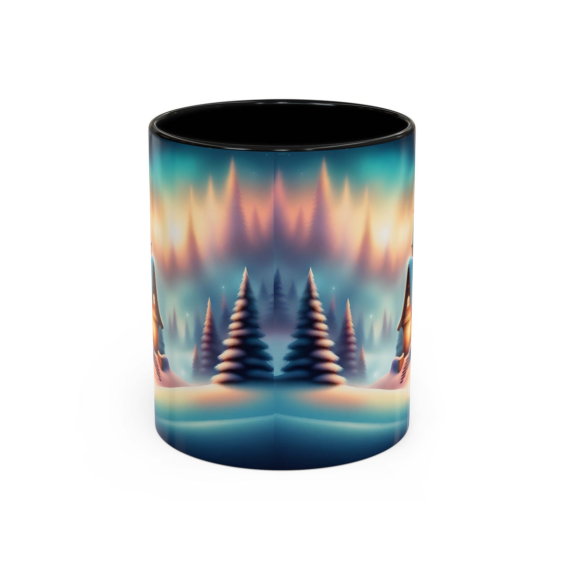 Accent Coffee Mug Winter Scenery Christmas