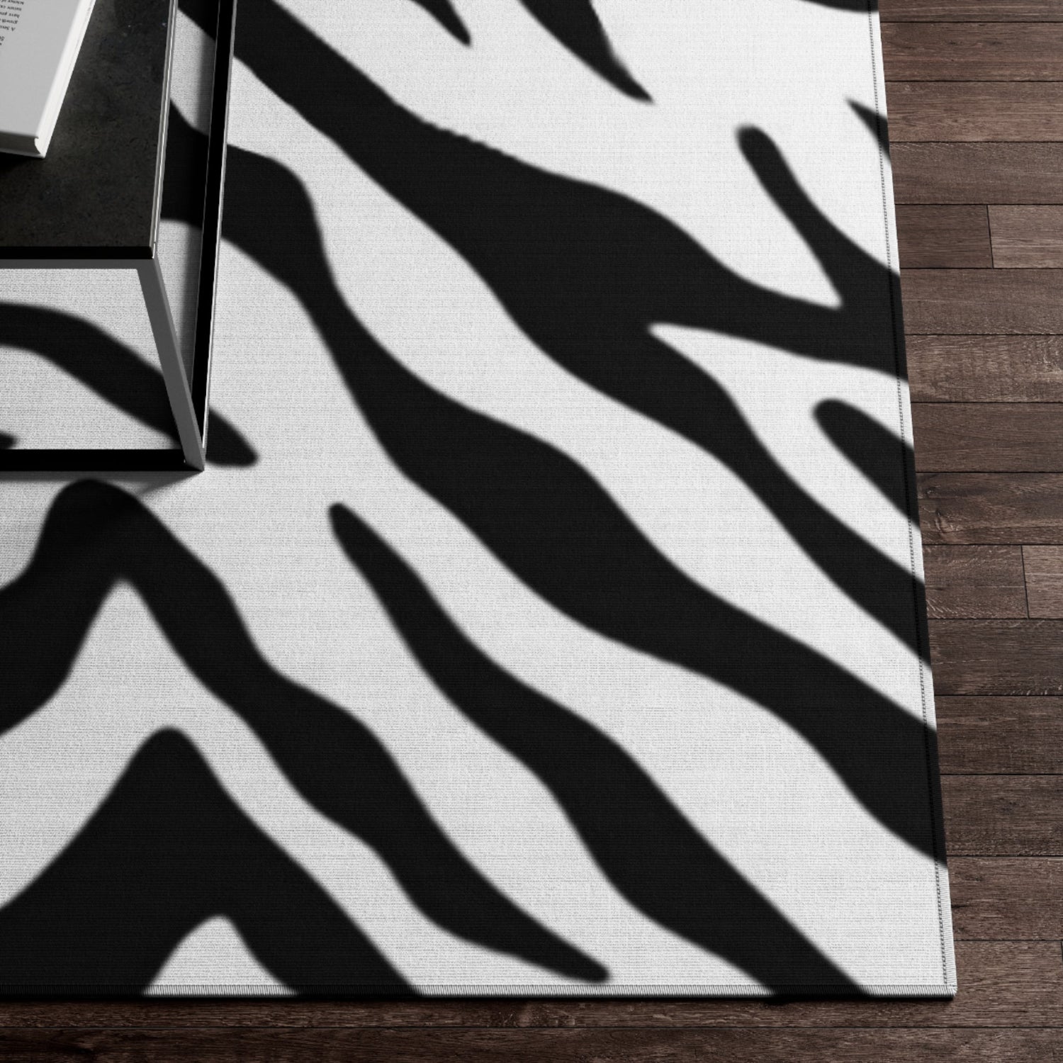 Dornier Rug Tiger black and white