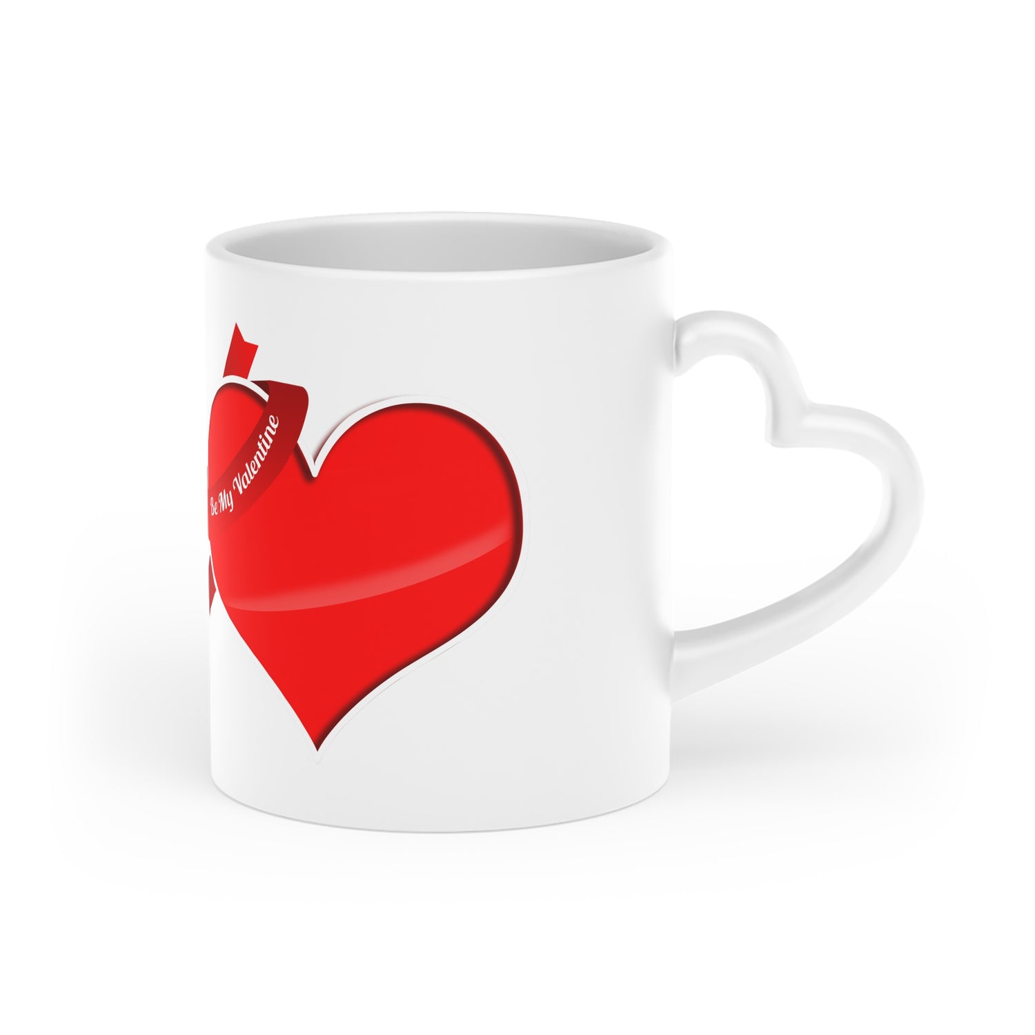 Heart-Shaped Mug Be my valentine