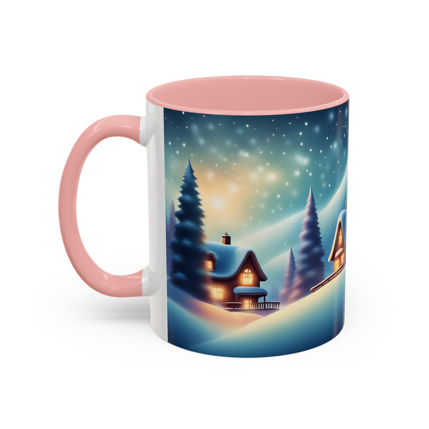 Accent Coffee Mug Winter Scenery