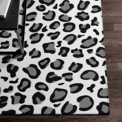 Dornier Rug Leopard,black, white and grey