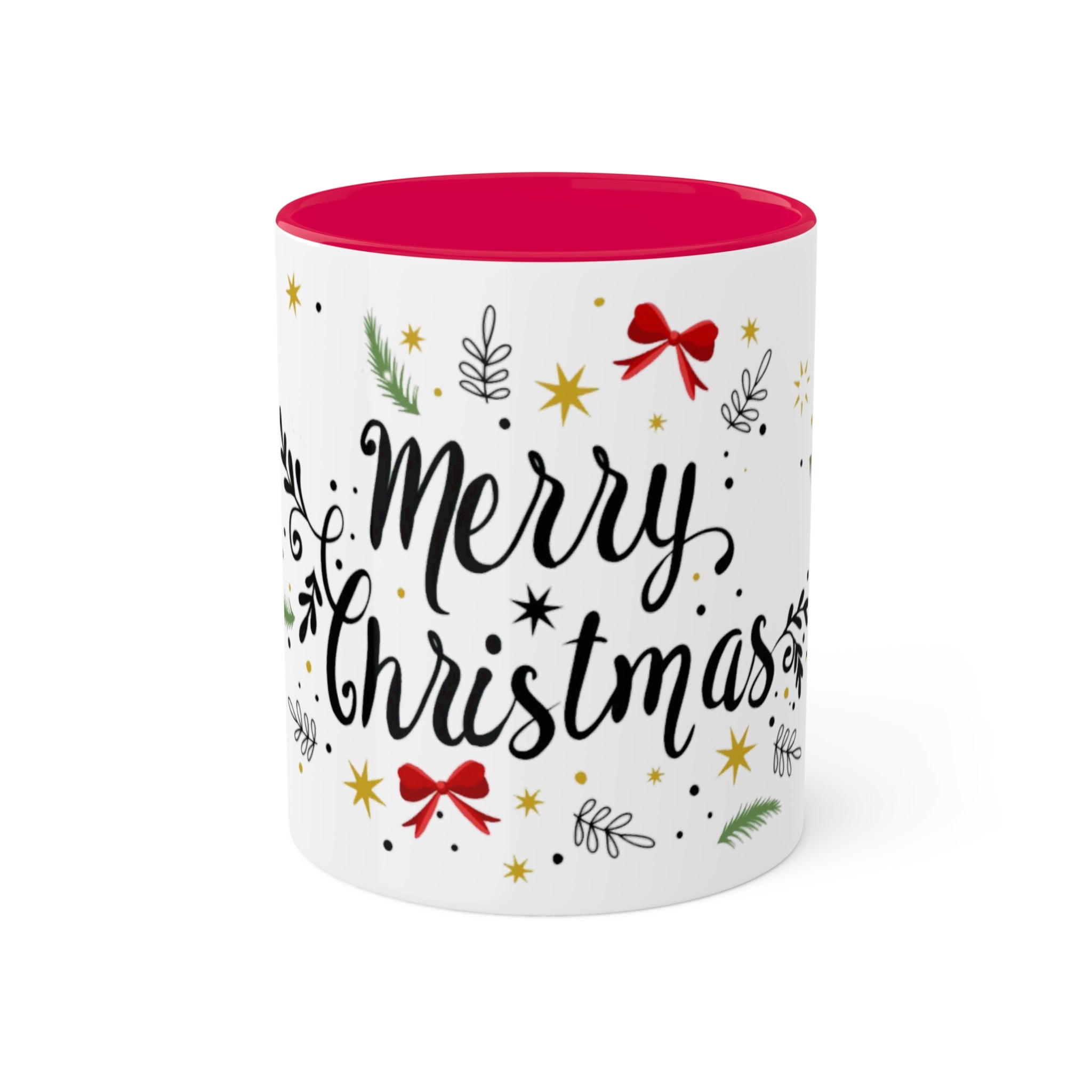 Merry Christmas Colorful Mugs, 11oz