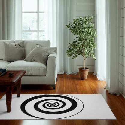 Dornier Rug Black and White circle