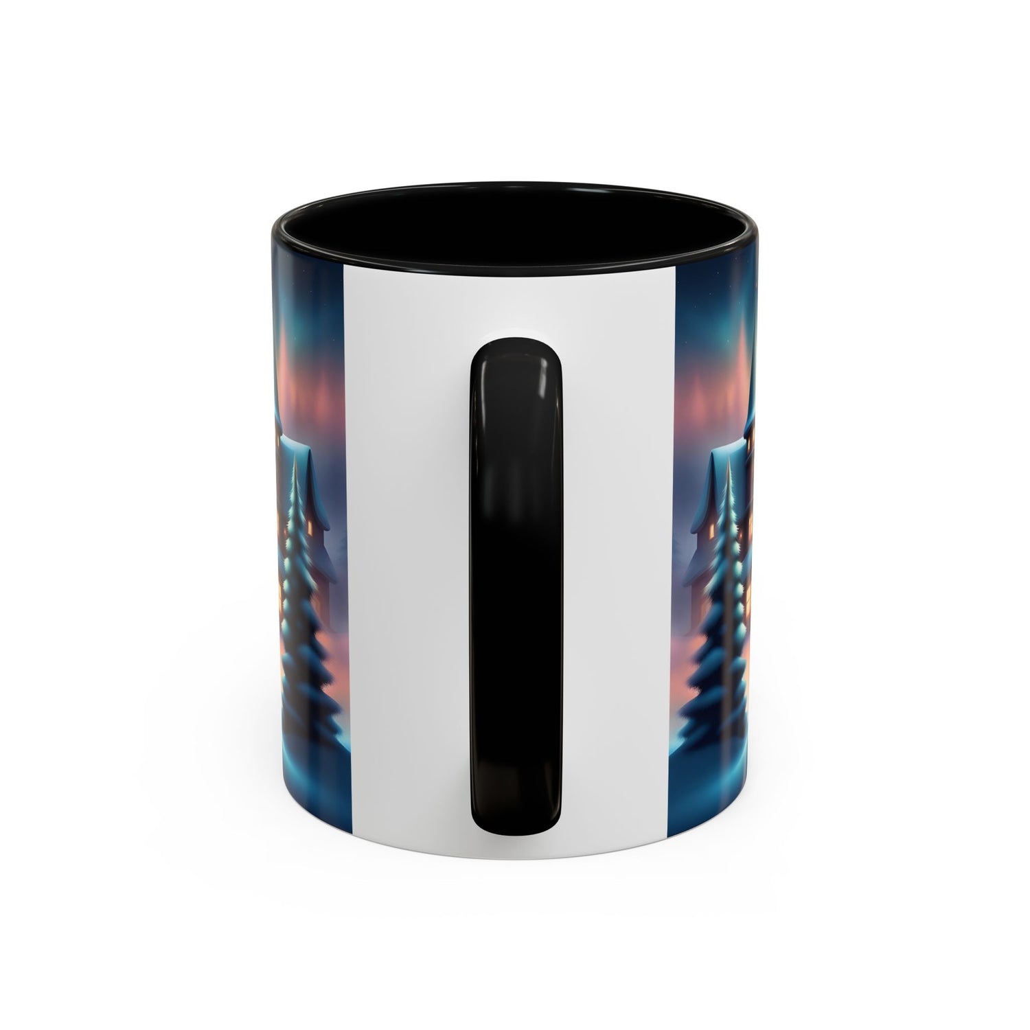 Accent Coffee Mug Winter Scenery Christmas