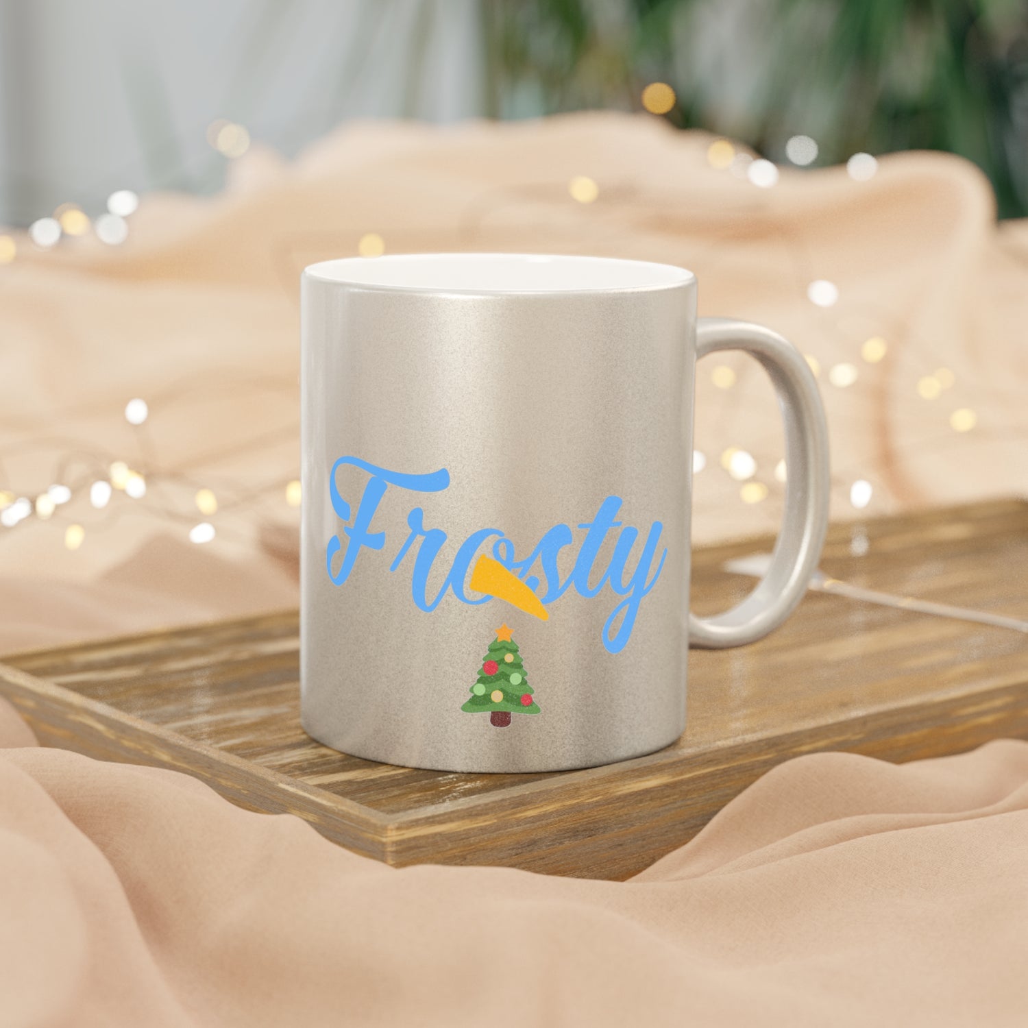 Metallic Mug (Silver / Gold) Frosty