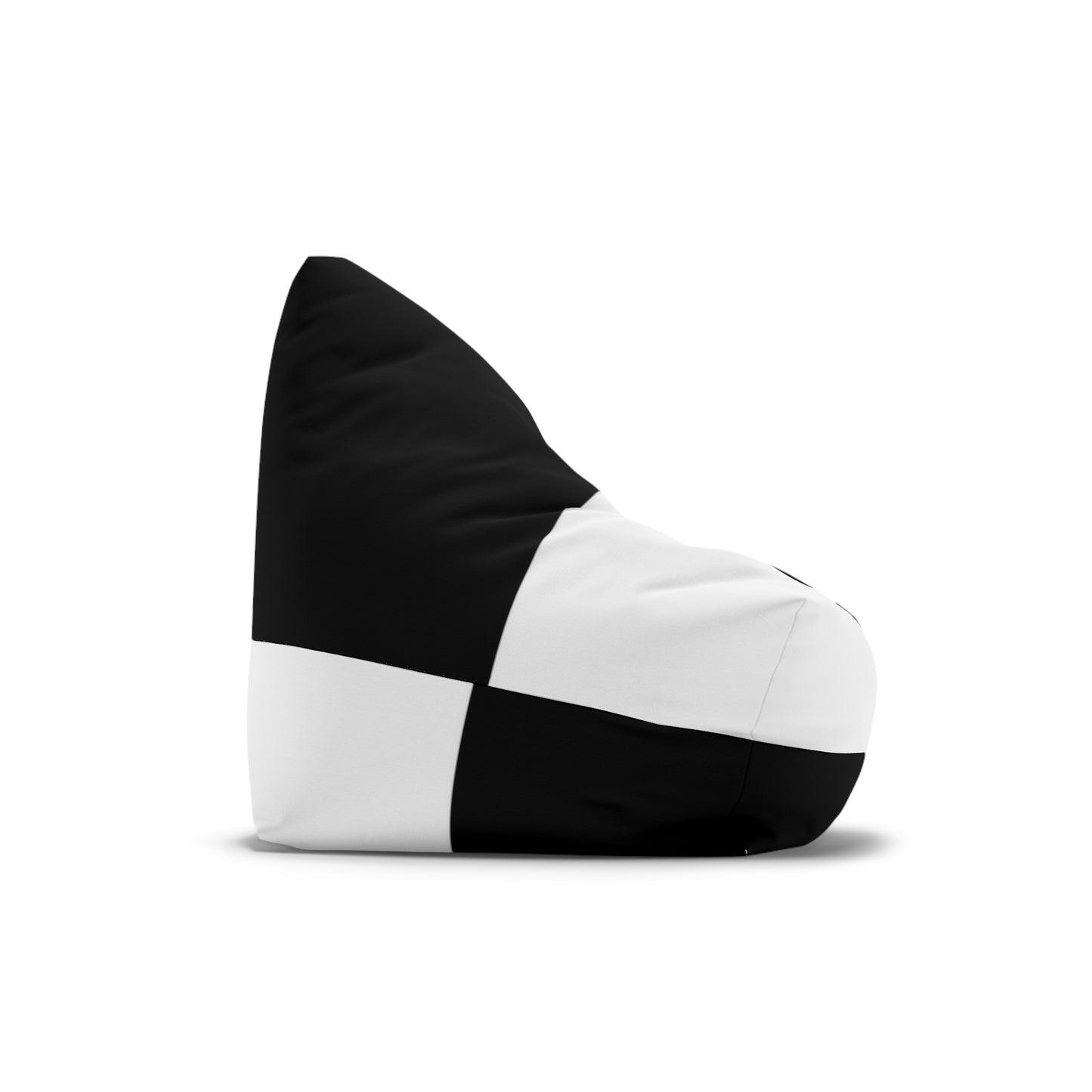 Bean Bag Chair Cover Black and White