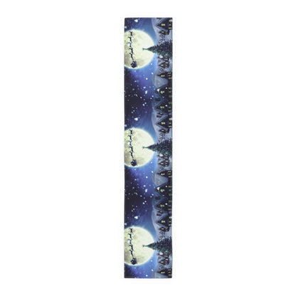 Table Runner (Cotton, Poly) Christmas Night