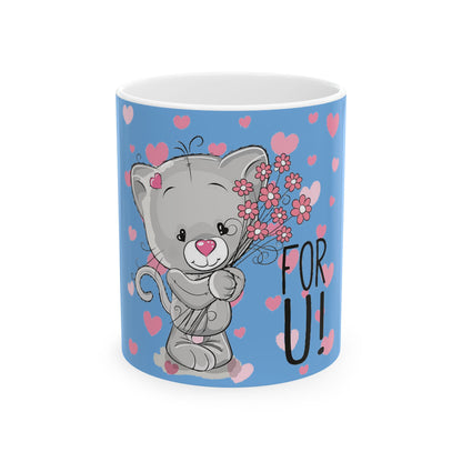 Ceramic Mug For U Blue