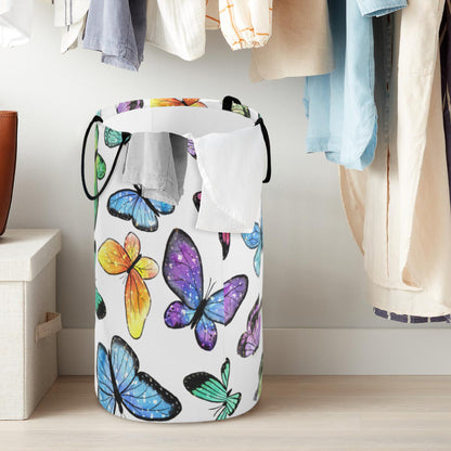 Large Capacity Foldable Laundry Basket Butterflies