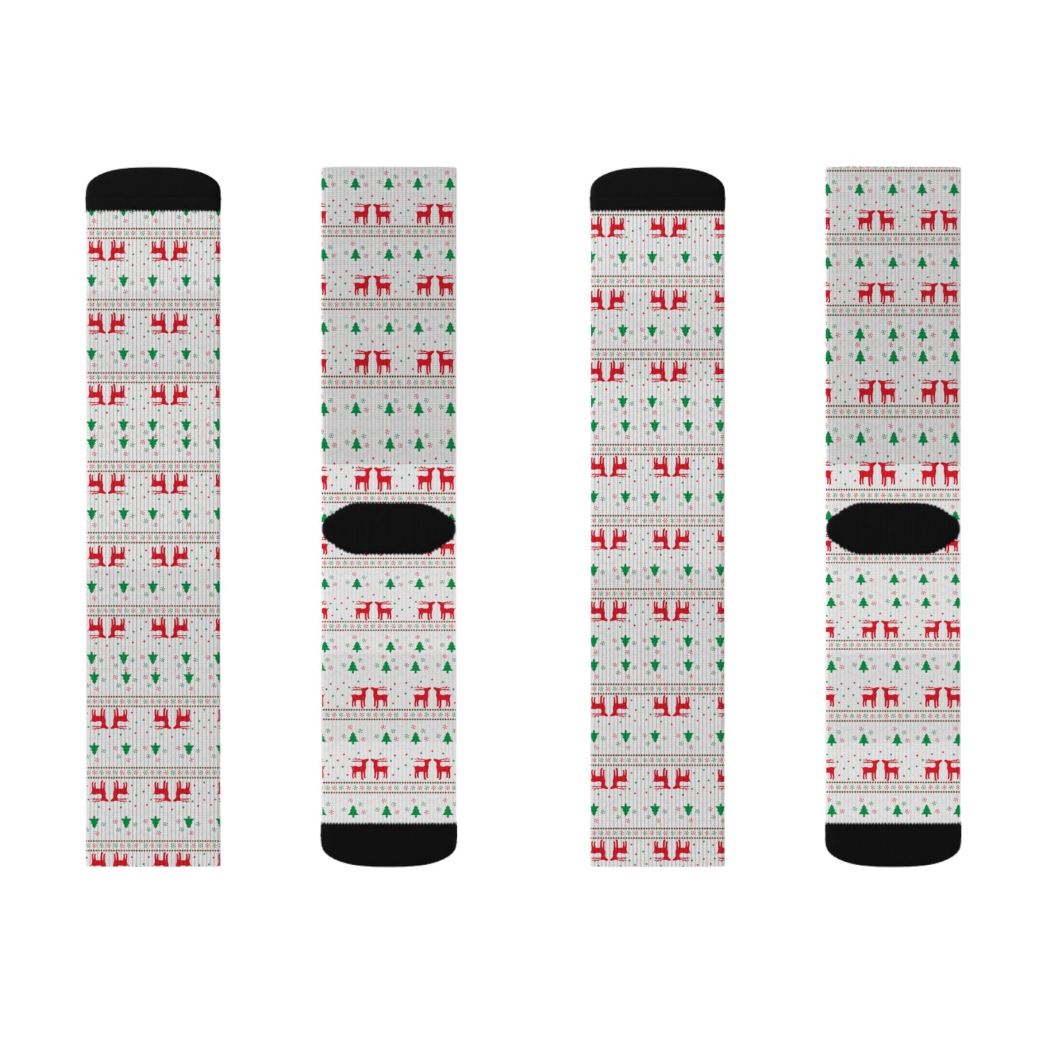 Sublimation Socks Christmas pattern