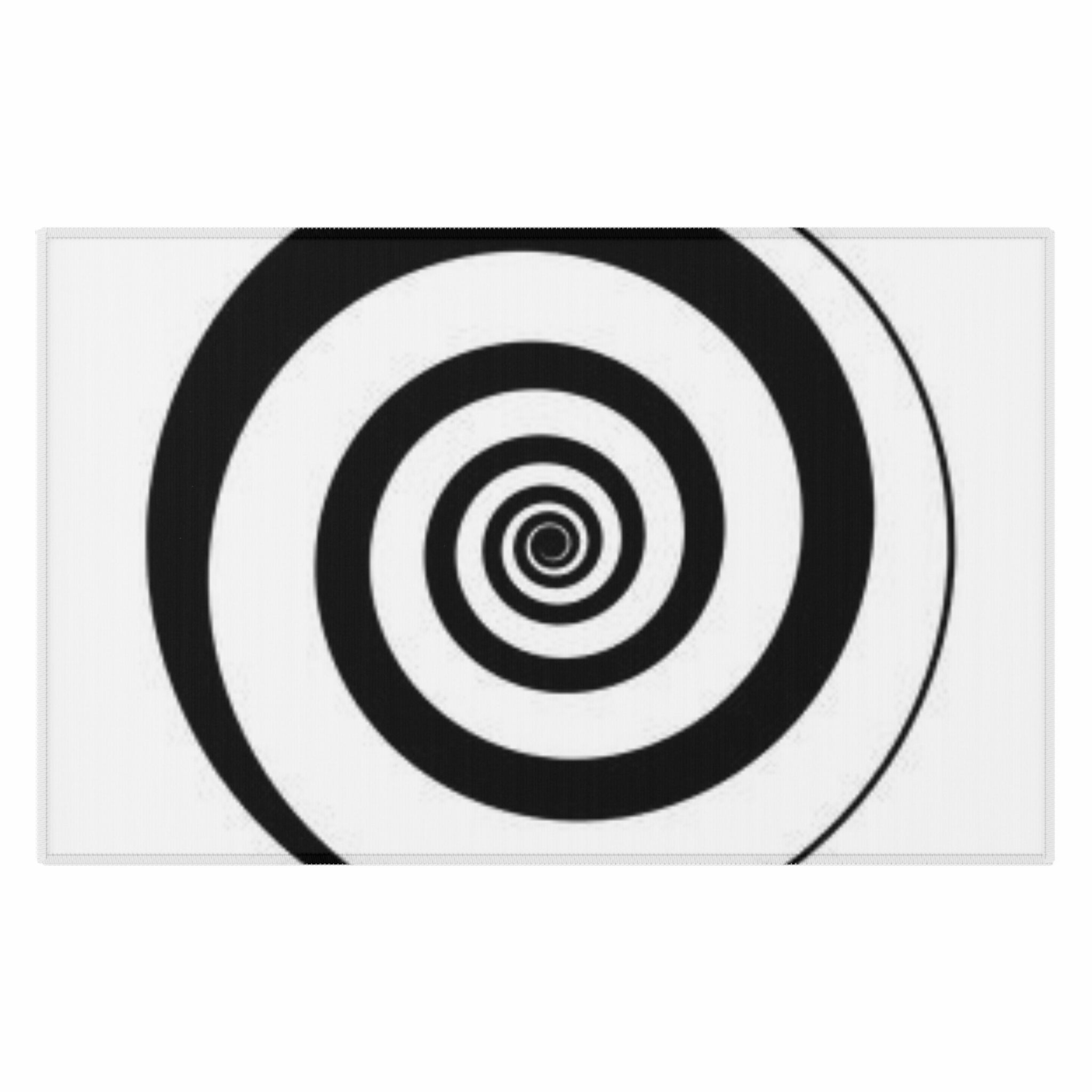 Dornier Rug Black and White circle