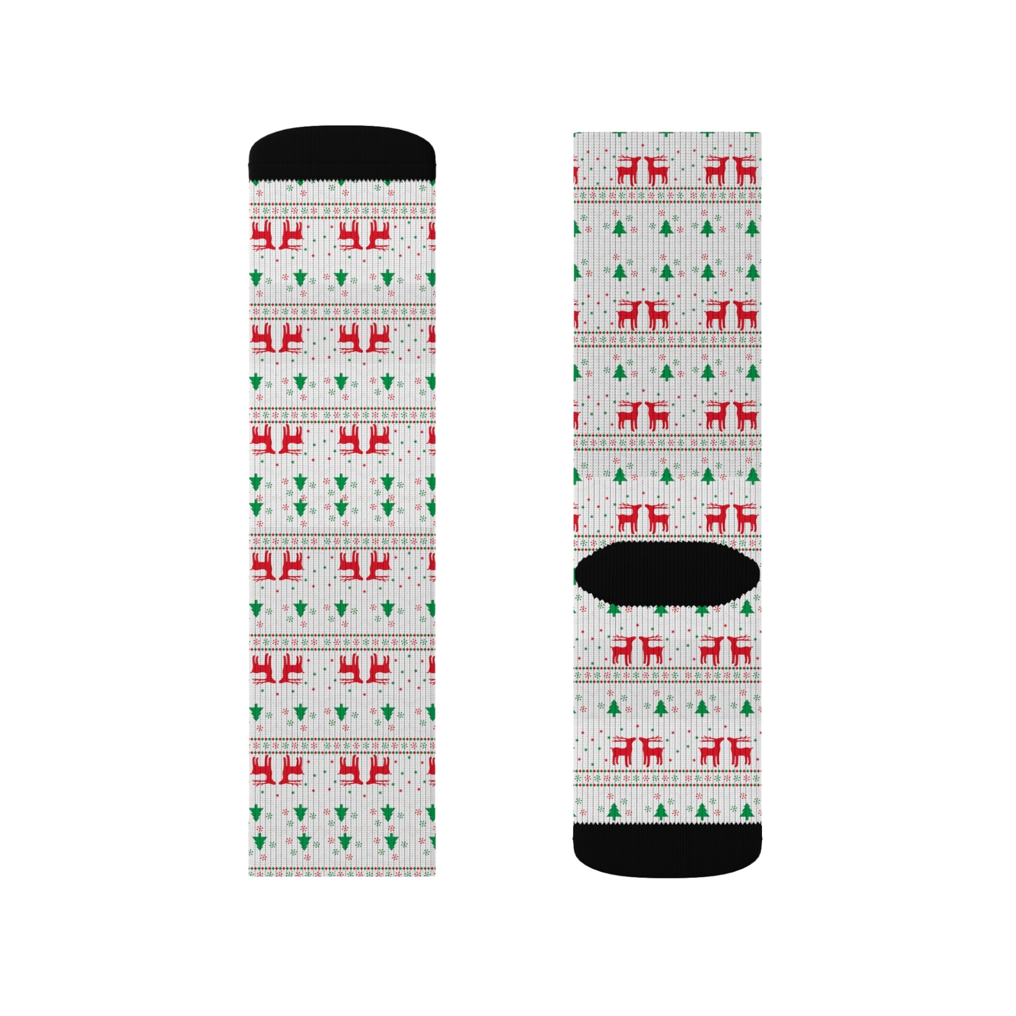 Sublimation Socks Christmas pattern