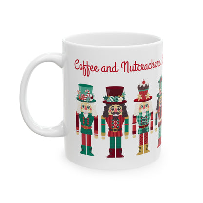 Ceramic Mug Coffee and Nutcrackers: A cracking good start to my day!