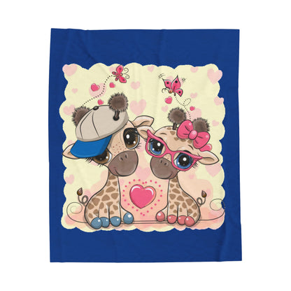 Velveteen Plush Blanket Couple