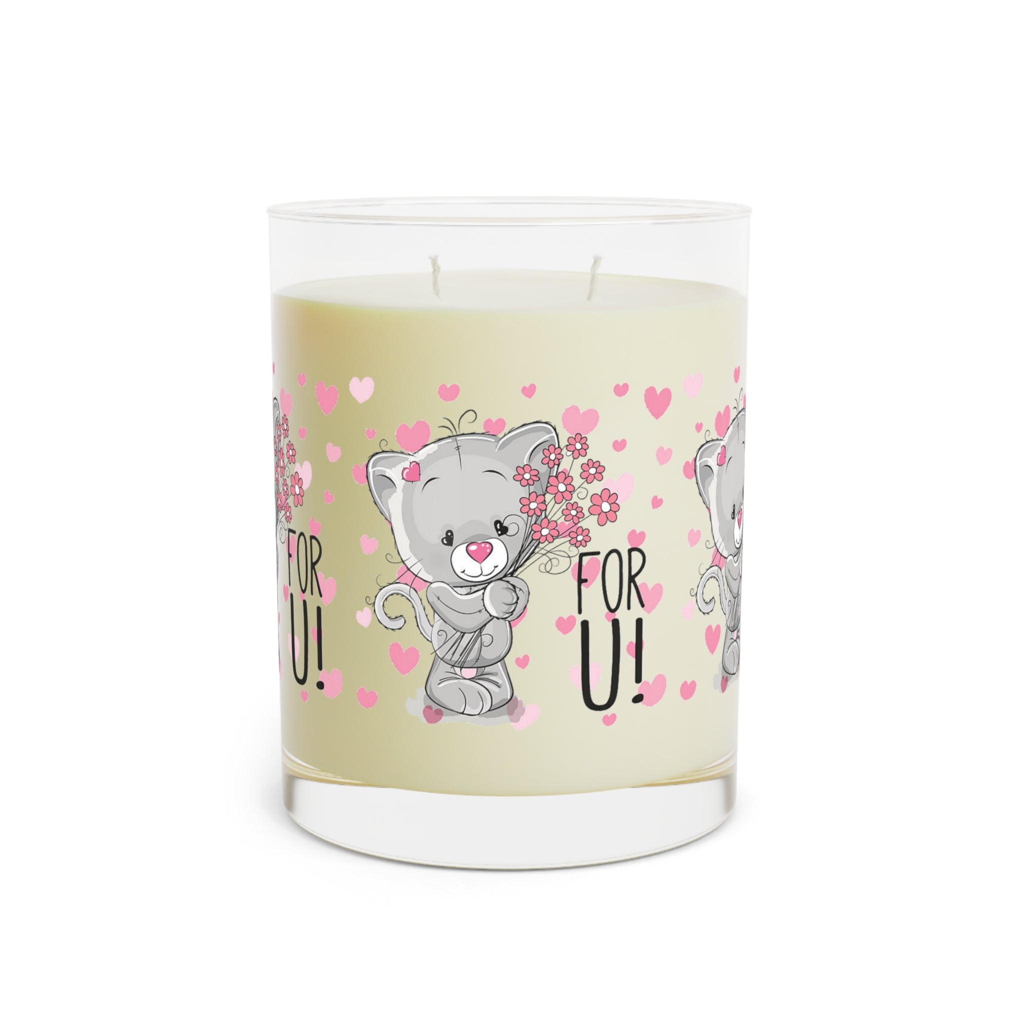 Scented Candle - Full Glass For U, Valentine&