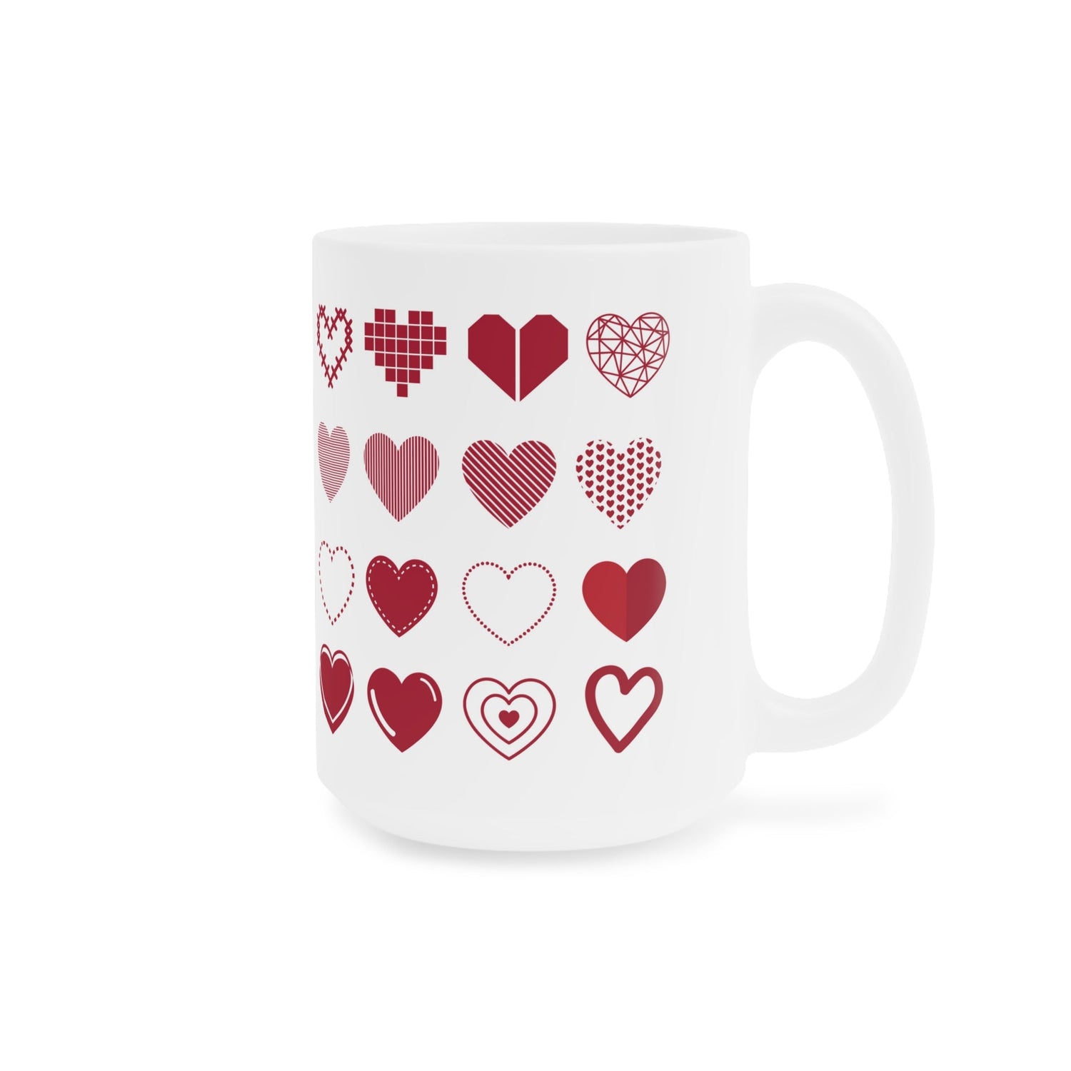 Ceramic Mugs (11oz\15oz\20oz) Hearts