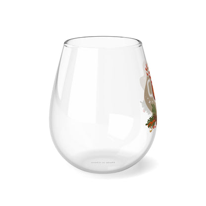 Stemless Wine Glass, 11.75oz Christmas drink