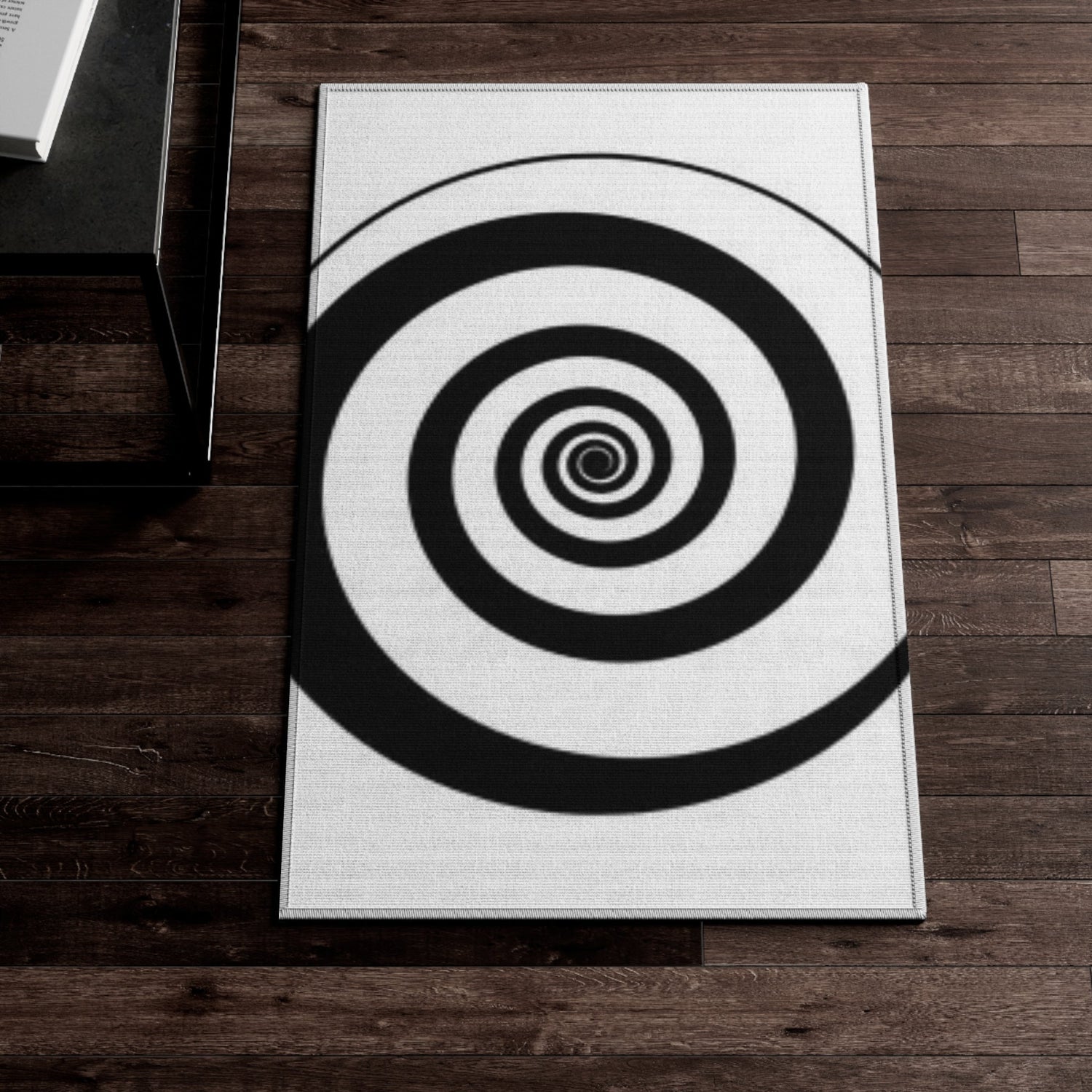 Dornier Rug Black and White circle