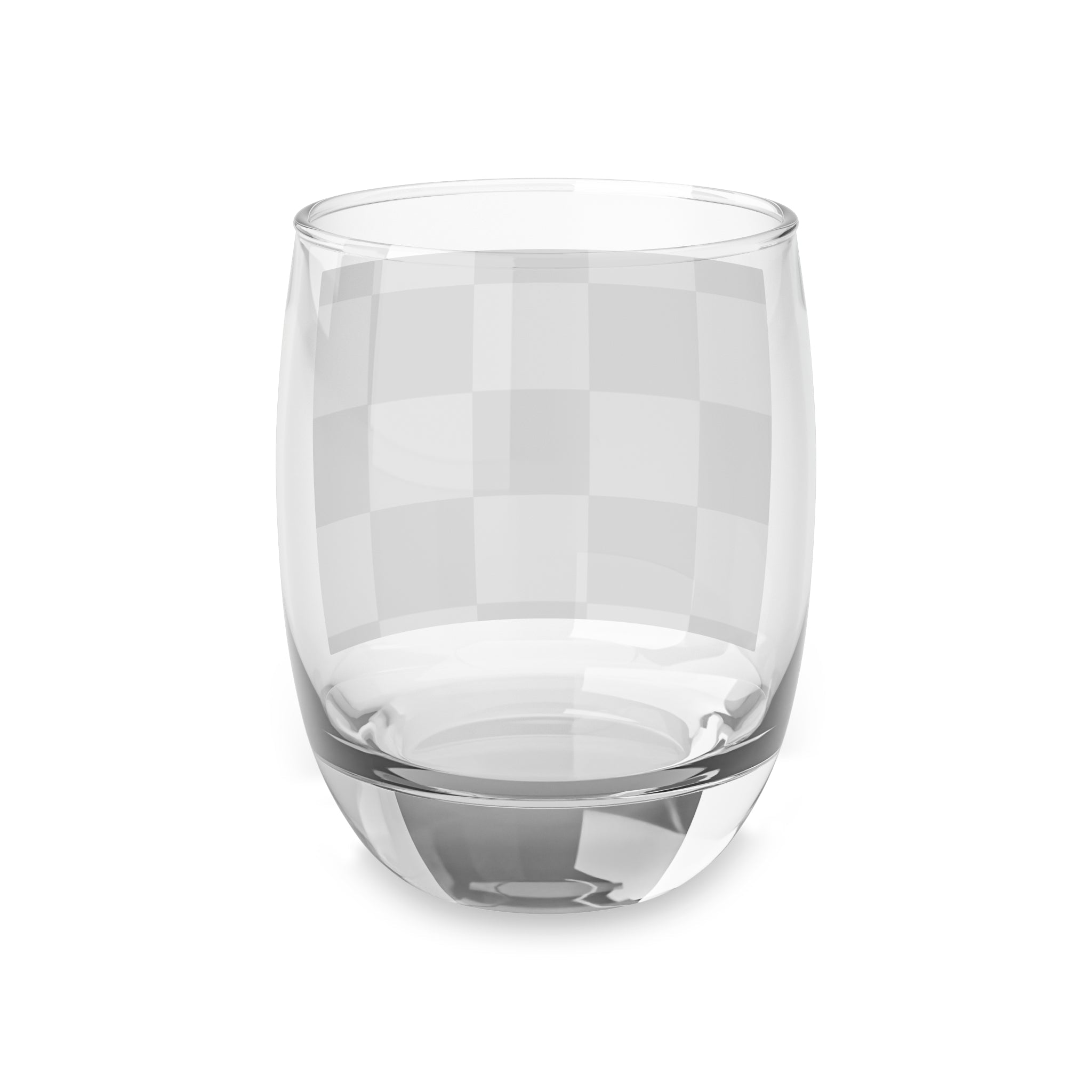 Whiskey Glass Black White