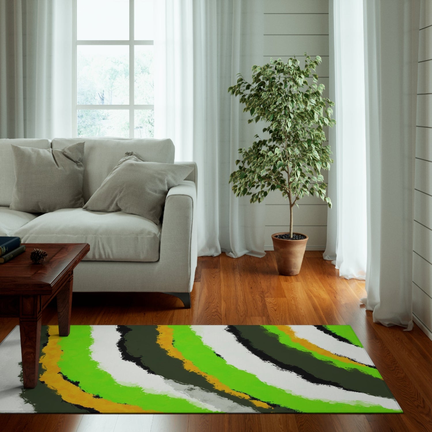 Dornier Rug Green game abstract