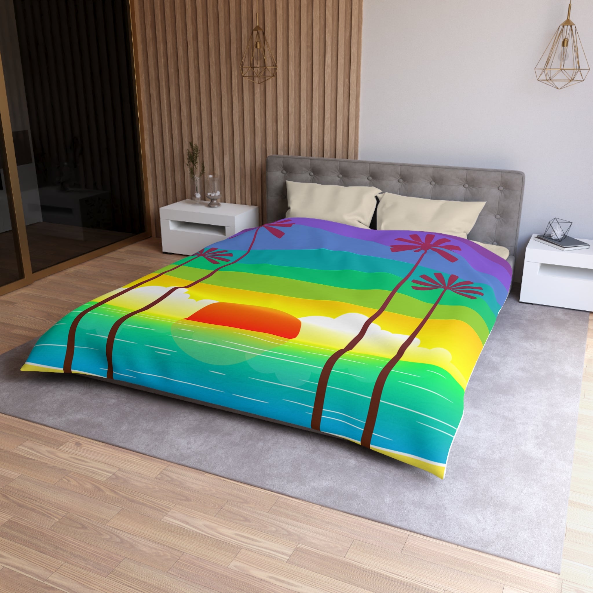 Microfiber Duvet Cover Sunset