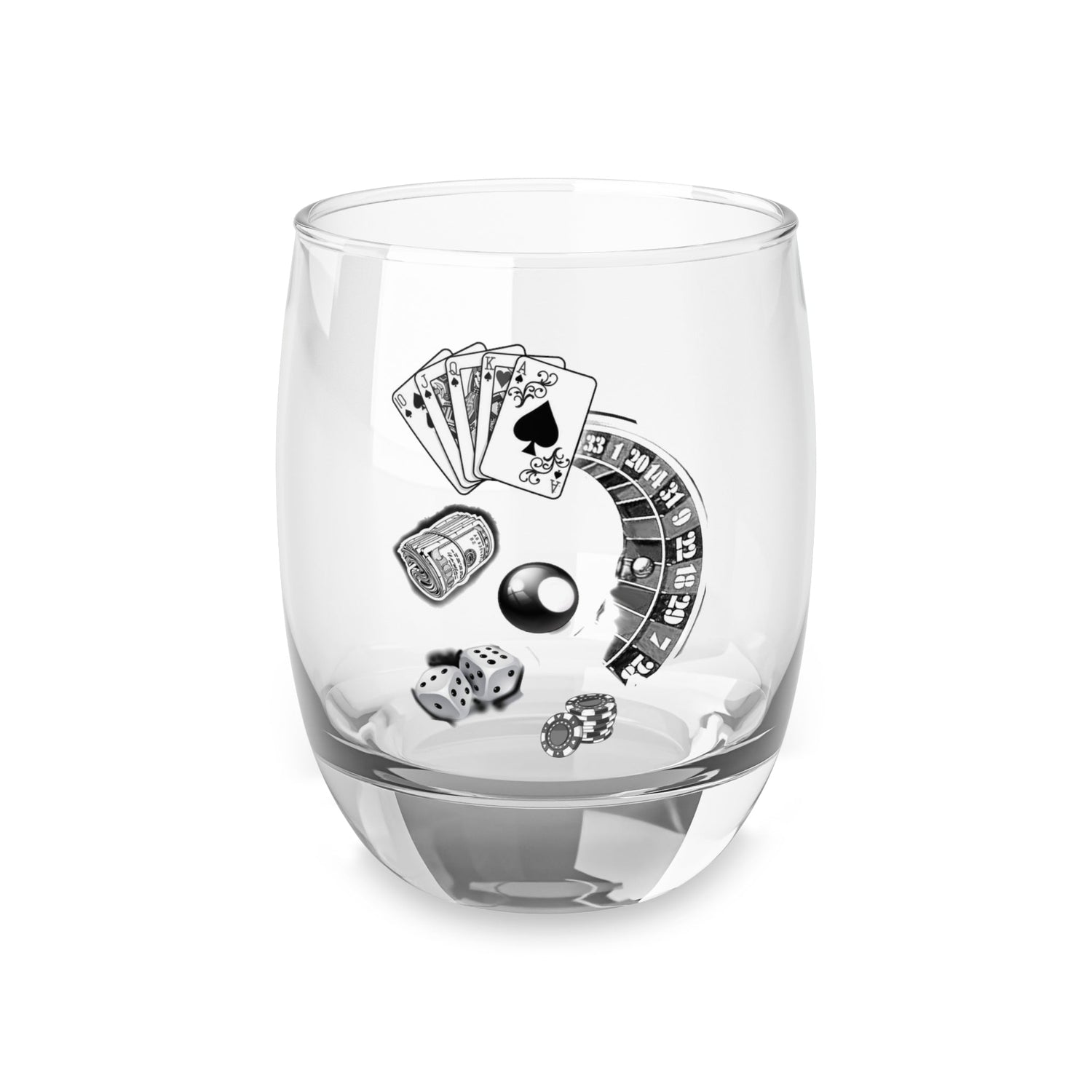 Whiskey Glass Gambler