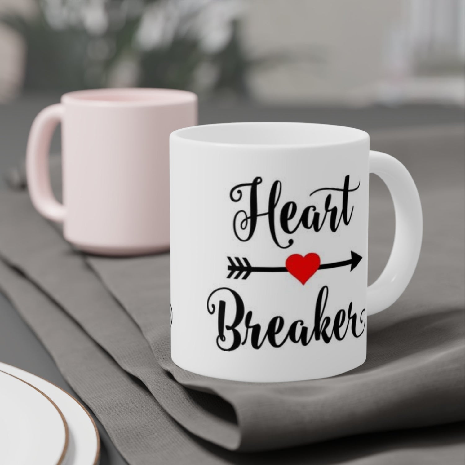 Ceramic Mugs (11oz\15oz\20oz) Heart breaker