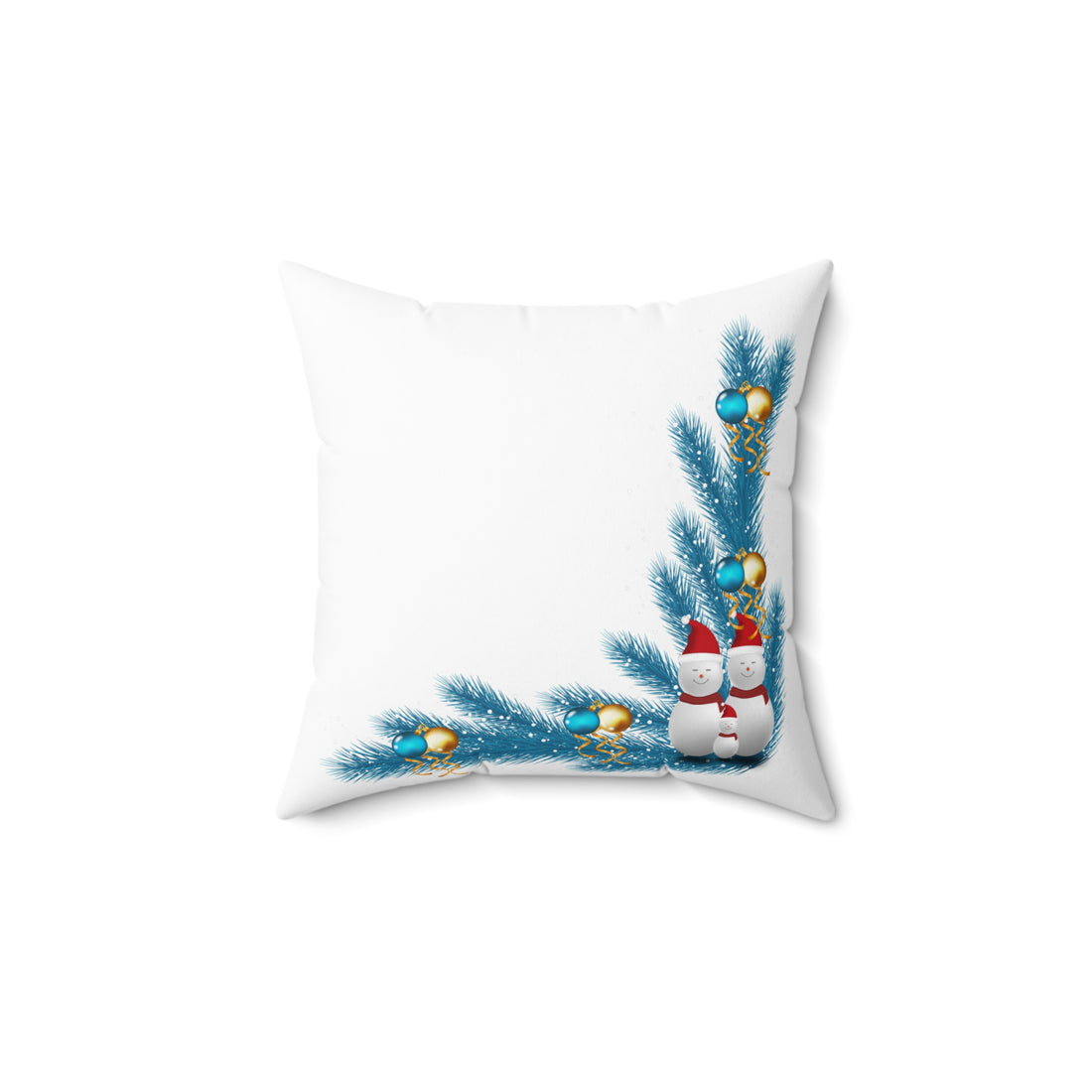 Spun Polyester Square Pillow Christmas