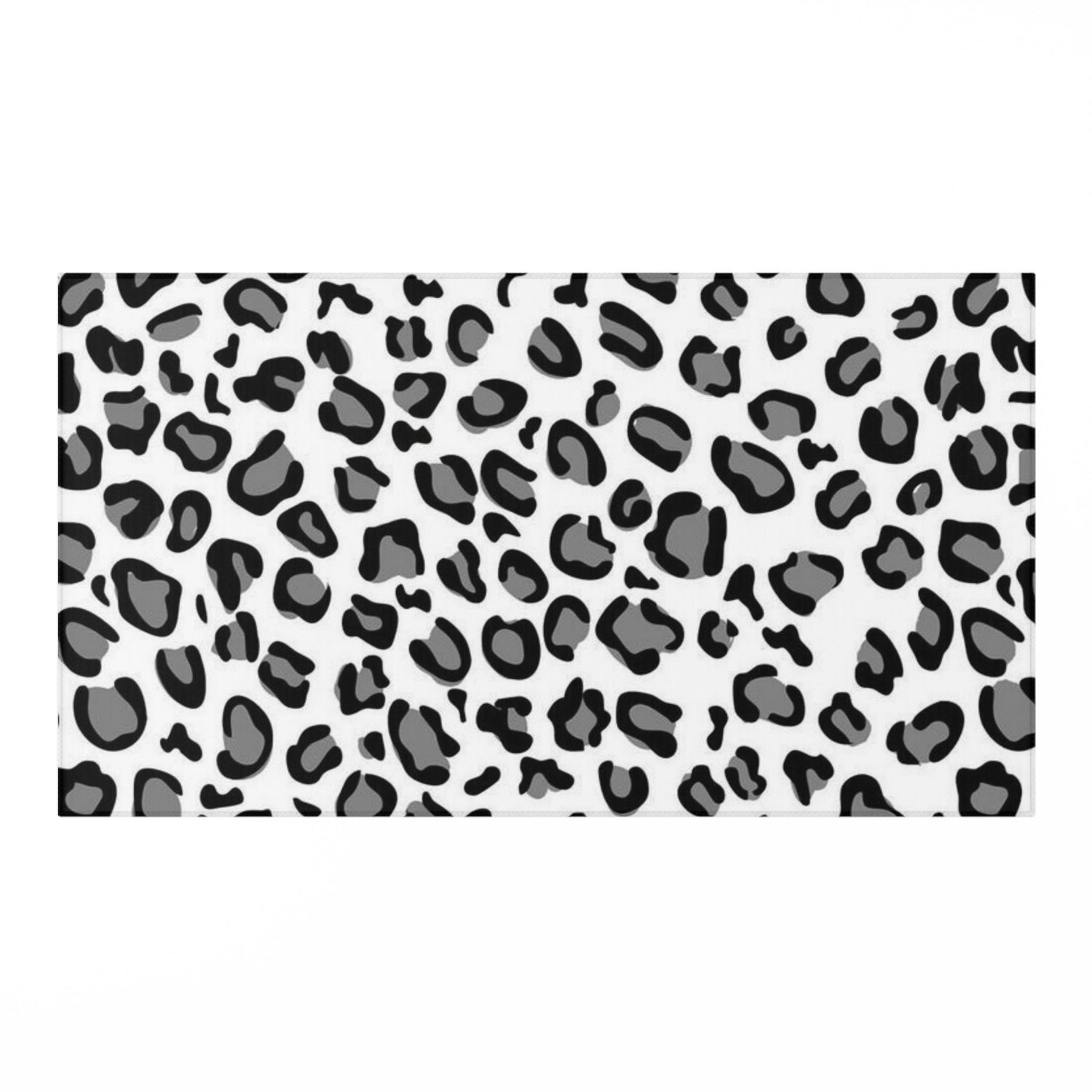 Dornier Rug Leopard,black, white and grey