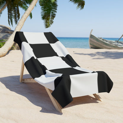 Beach Towel Black and White