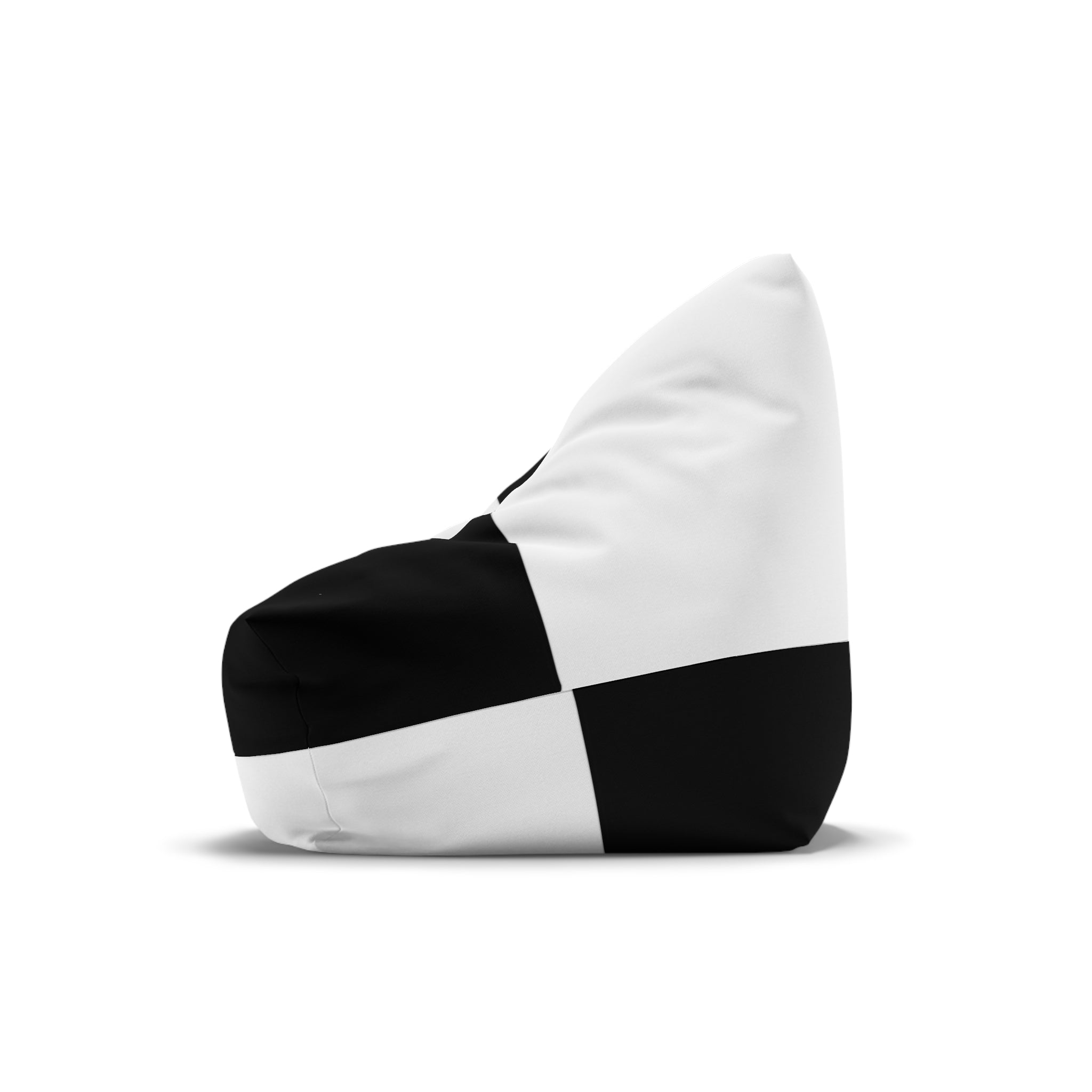 Bean Bag Chair Cover Black and White